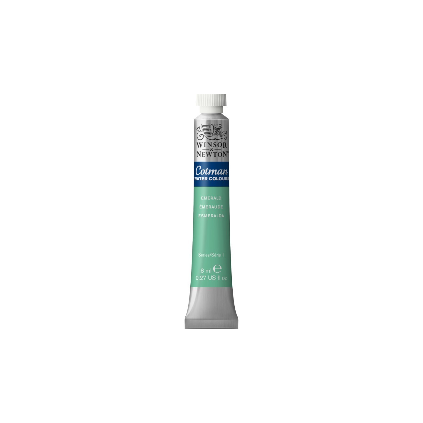 Winsor & Newton Cotman Watercolor Paint, 8 mL Tube, Emerald