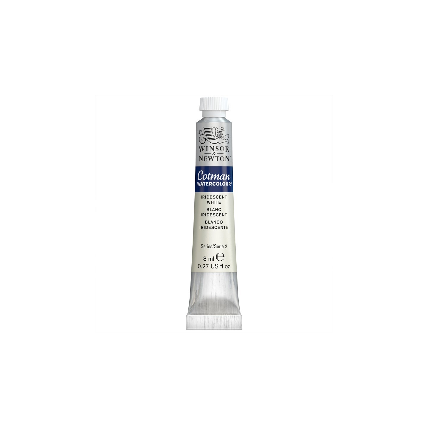 Winsor & Newton Cotman Watercolor Paint, 8 mL Tube, Iridescent White