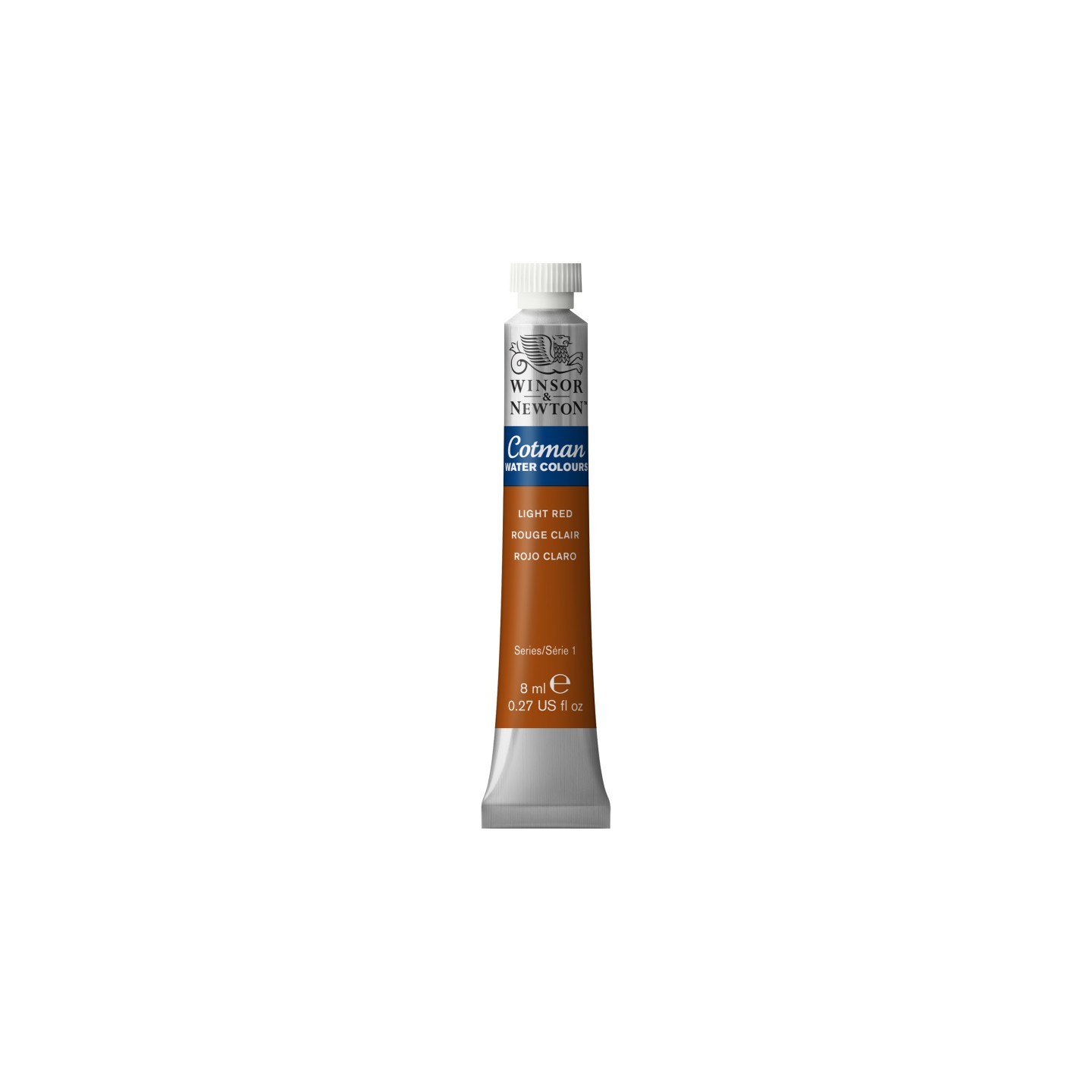 Winsor & Newton Cotman Watercolor Paint, 8 mL Tube, Light Red