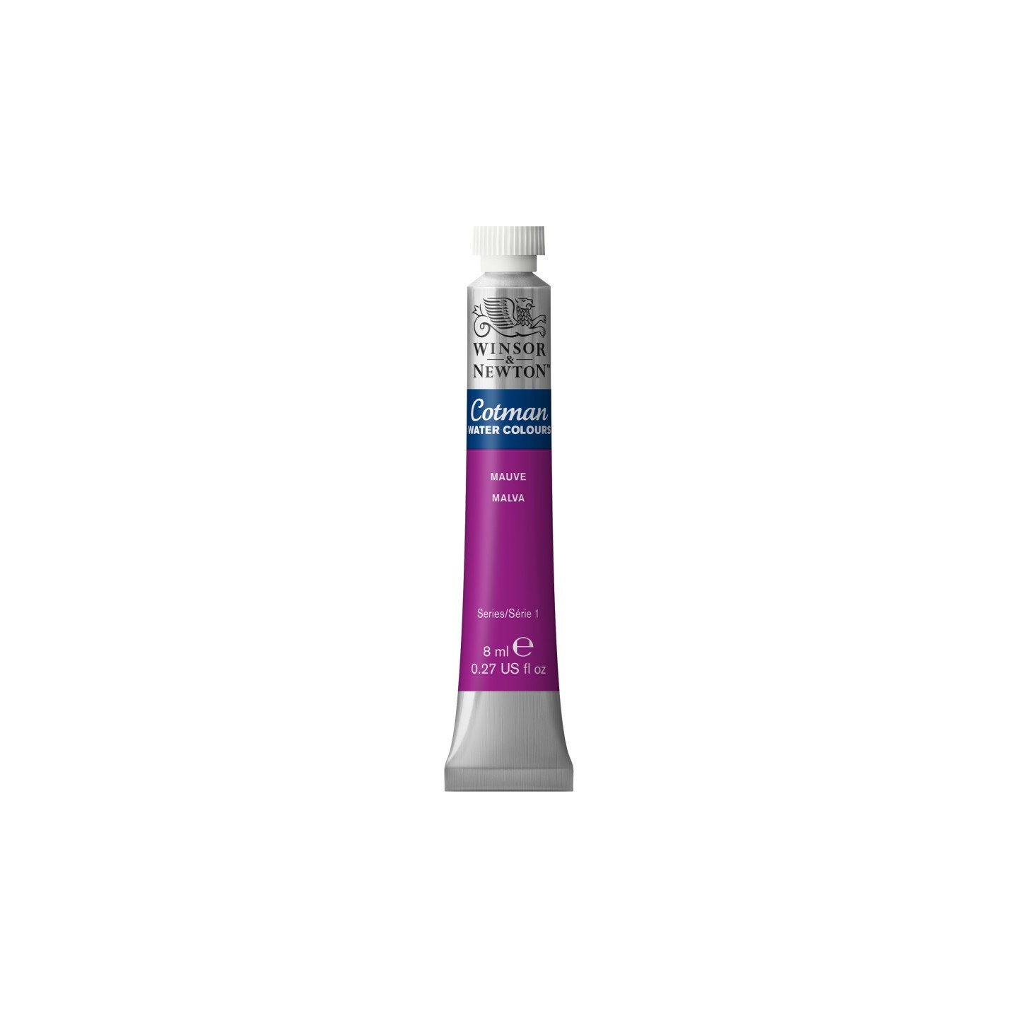 Winsor & Newton Cotman Watercolor Paint, 8 mL Tube, Mauve
