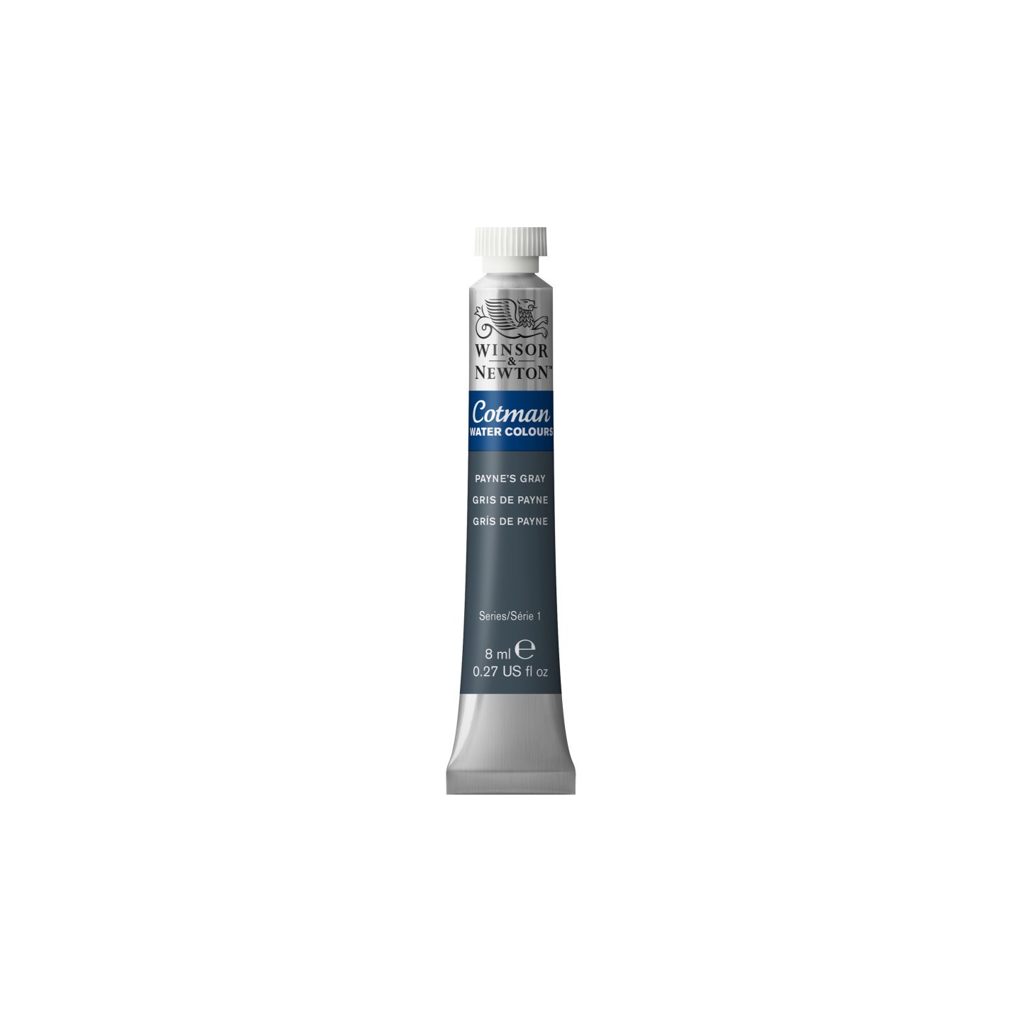 Winsor & Newton Cotman Watercolor Paint, 8 mL Tube, Payne's Gray