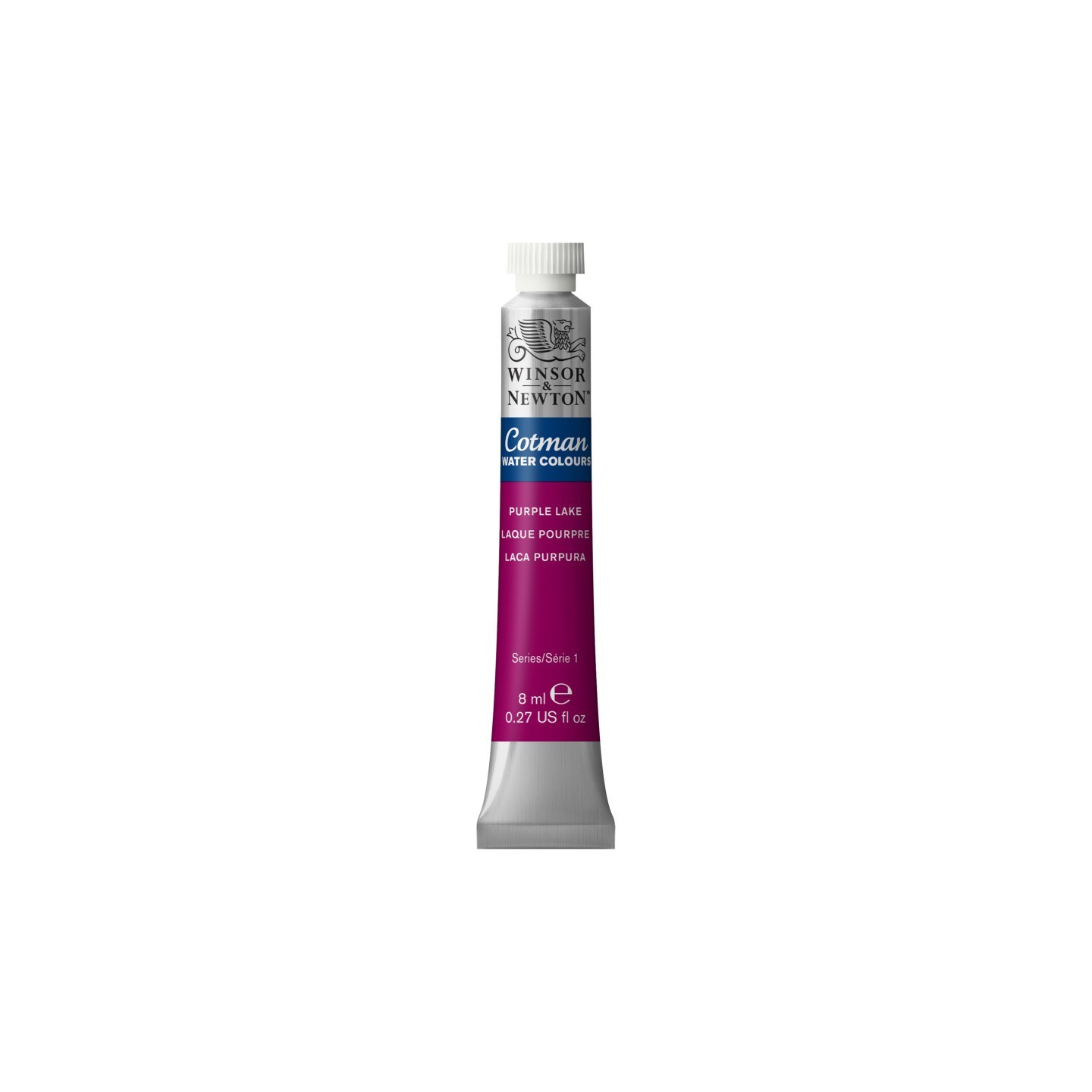 Winsor & Newton Cotman Watercolor Paint, 8 mL Tube, Purple Lake