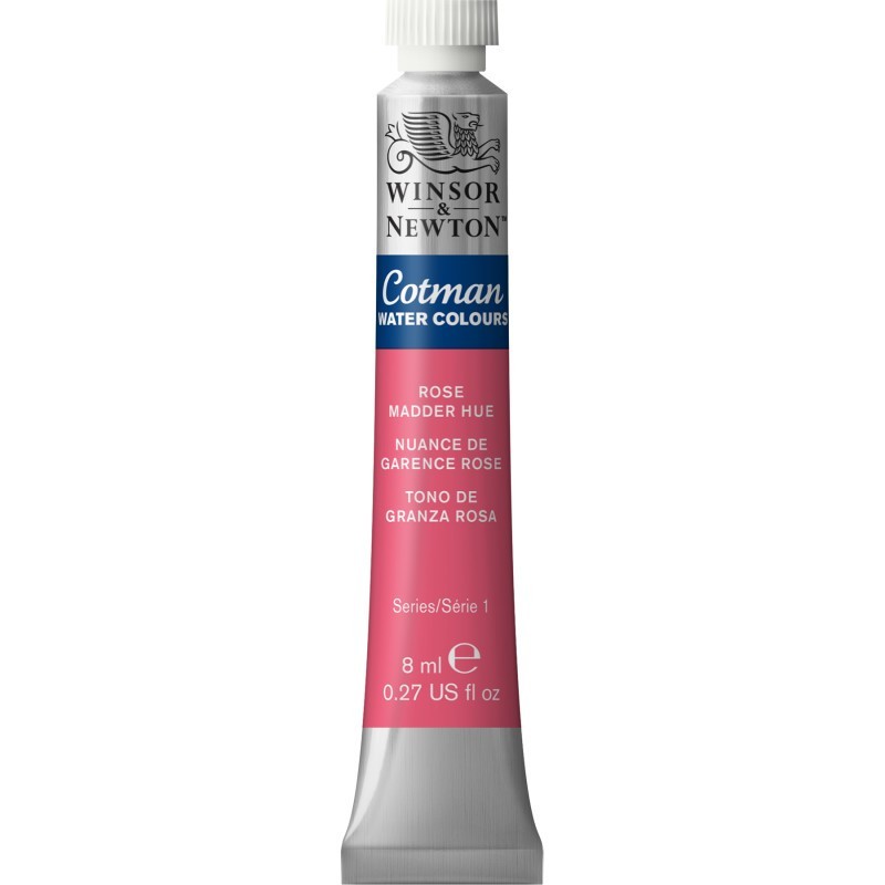 Winsor & Newton Cotman Watercolor Paint, 8 mL Tube, Rose Madder Alizarin