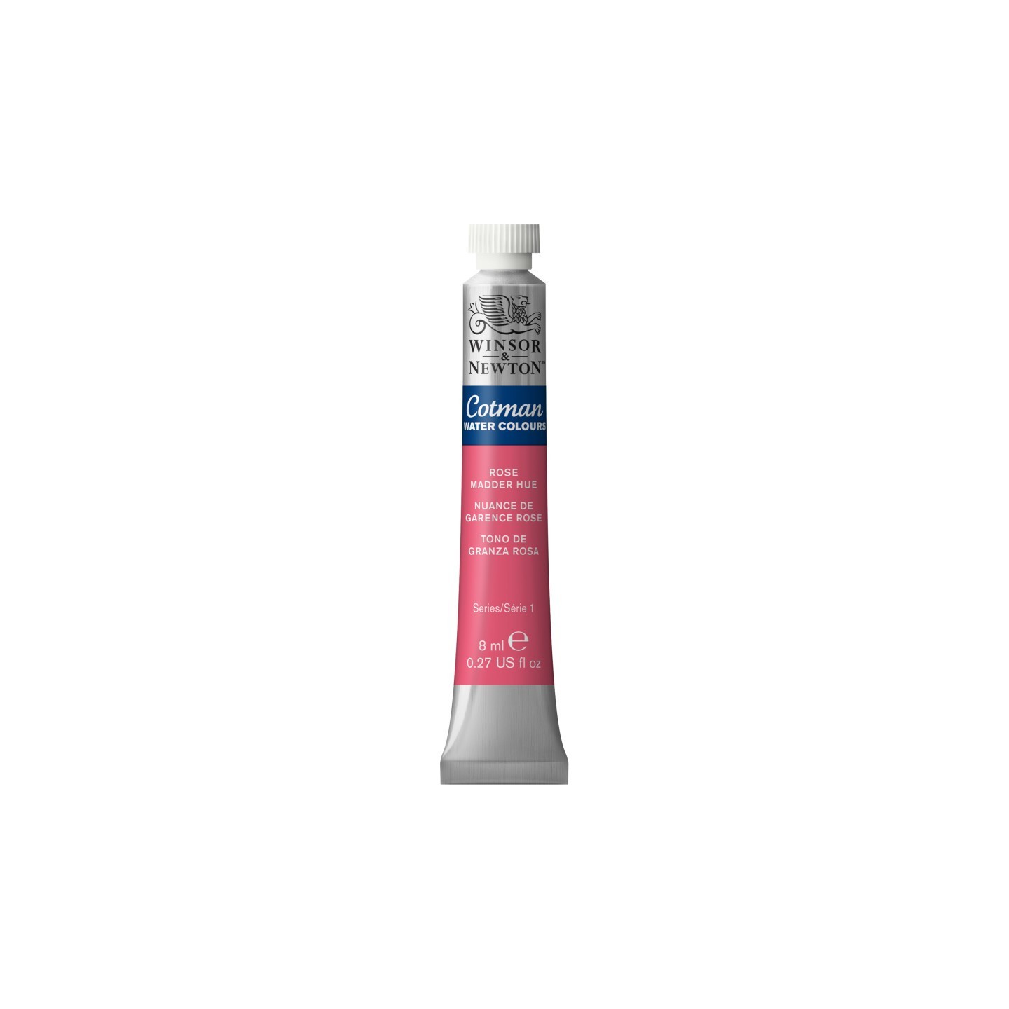 Winsor & Newton Cotman Watercolor Paint, 8 mL Tube, Rose Madder Alizarin