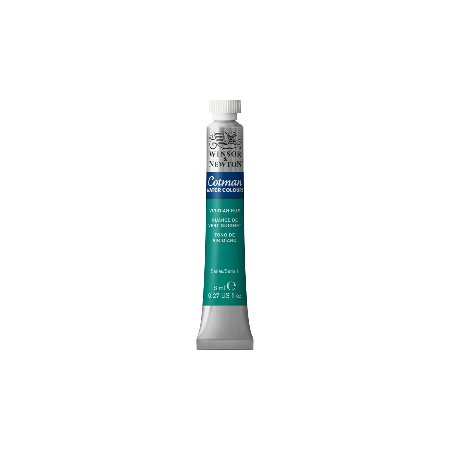 Winsor & Newton Cotman Watercolor Paint, 8 mL Tube, Viridian Hue