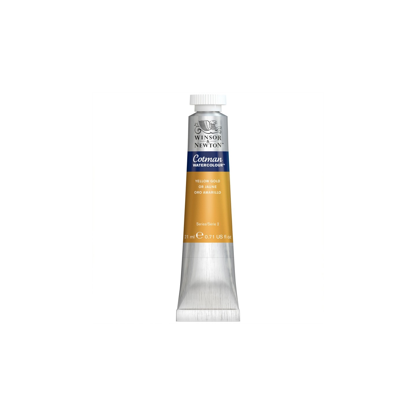 Winsor & Newton Cotman Watercolor Paint, 21 mL Tube, Yellow Gold