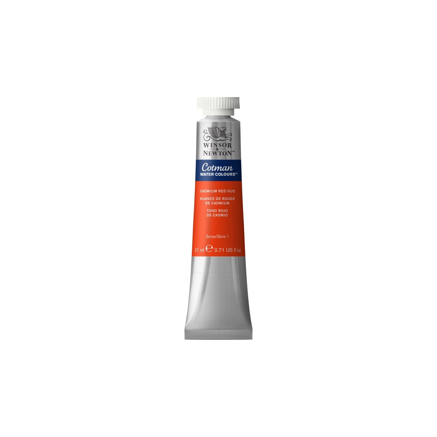 Winsor & Newton Cotman Watercolor Paint, 21 mL Tube, Cadmium Red Hue