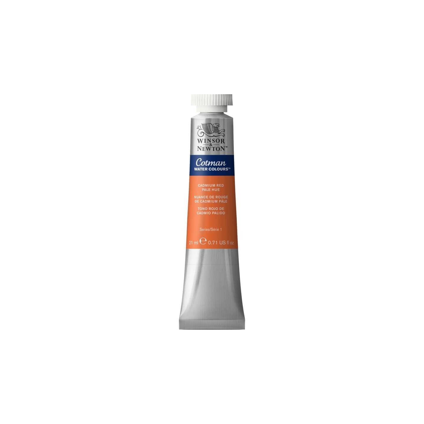 Winsor & Newton Cotman Watercolor Paint, 21 mL Tube, Cadmium Red Pale Hue