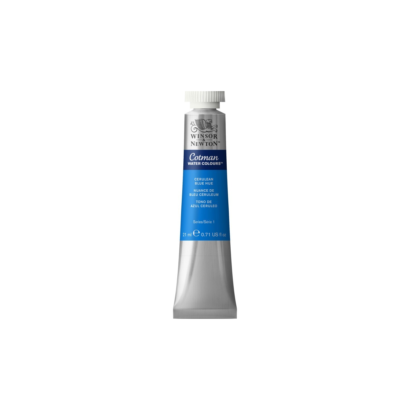 Winsor & Newton Cotman Watercolor Paint, 21 mL Tube, Cerulean Blue Hue