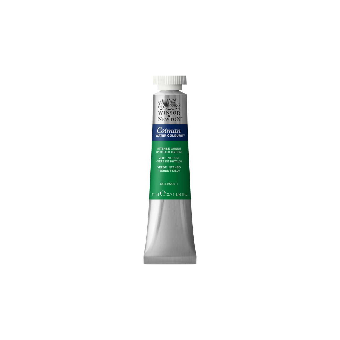 Winsor & Newton Cotman Watercolor Paint, 21 mL Tube, Intense Phthalo Green