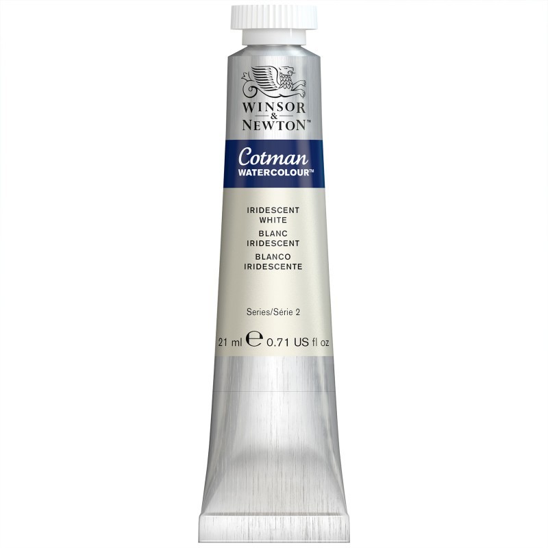 Winsor & Newton Cotman Watercolor Paint, 21 mL Tube, Iridescent White