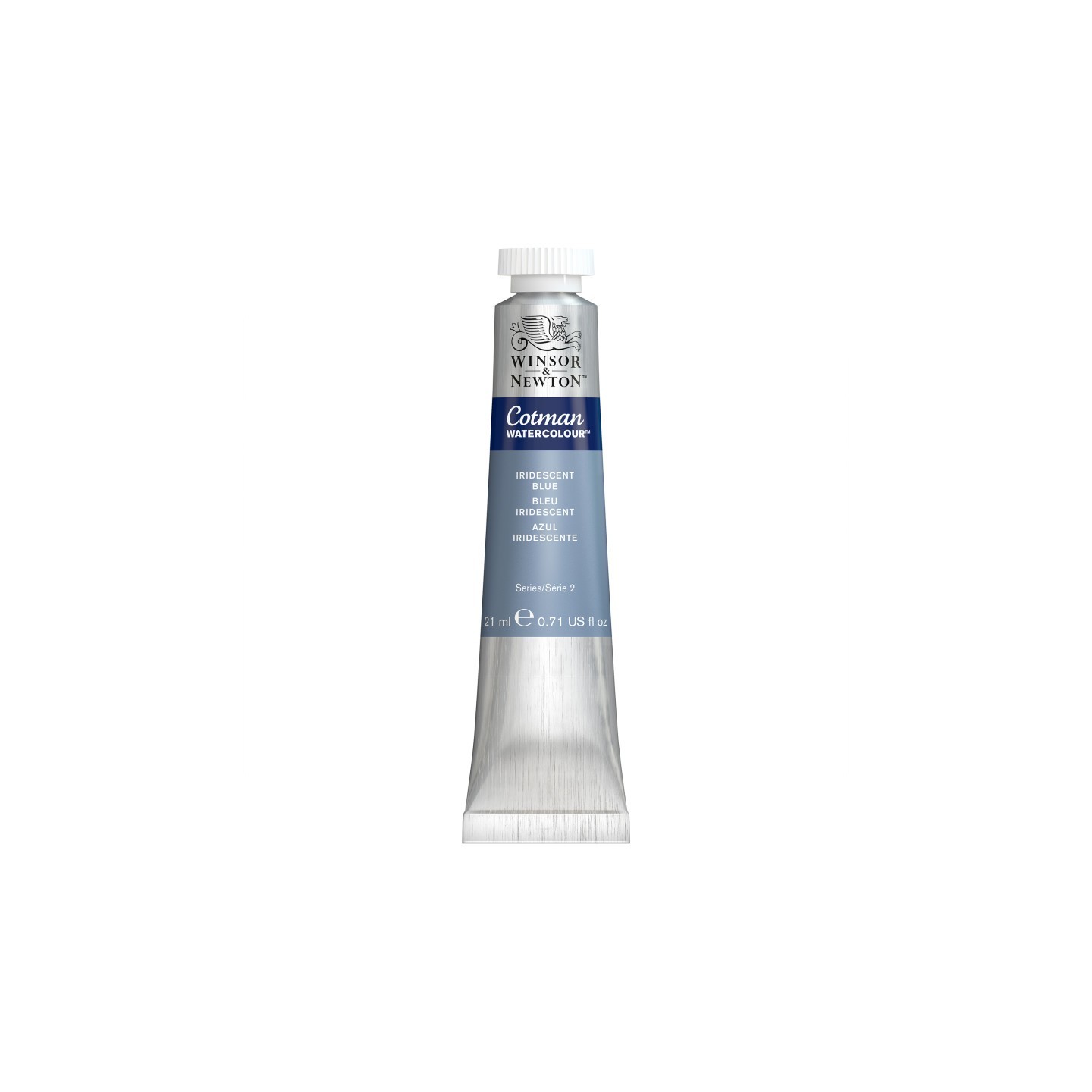 Winsor & Newton Cotman Watercolor Paint, 21 mL Tube, Iridescent Blue