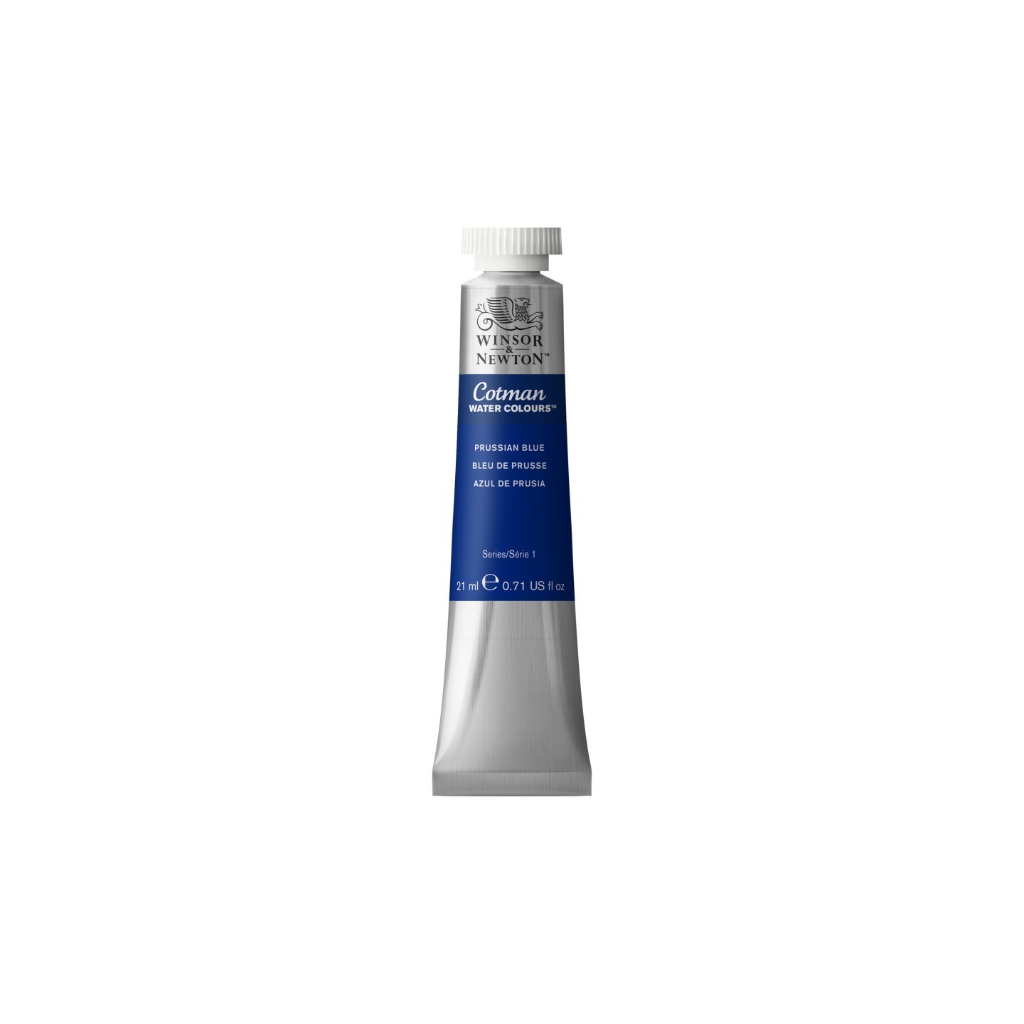 Winsor & Newton Cotman Watercolor Paint, 21 mL Tube, Prussian Blue