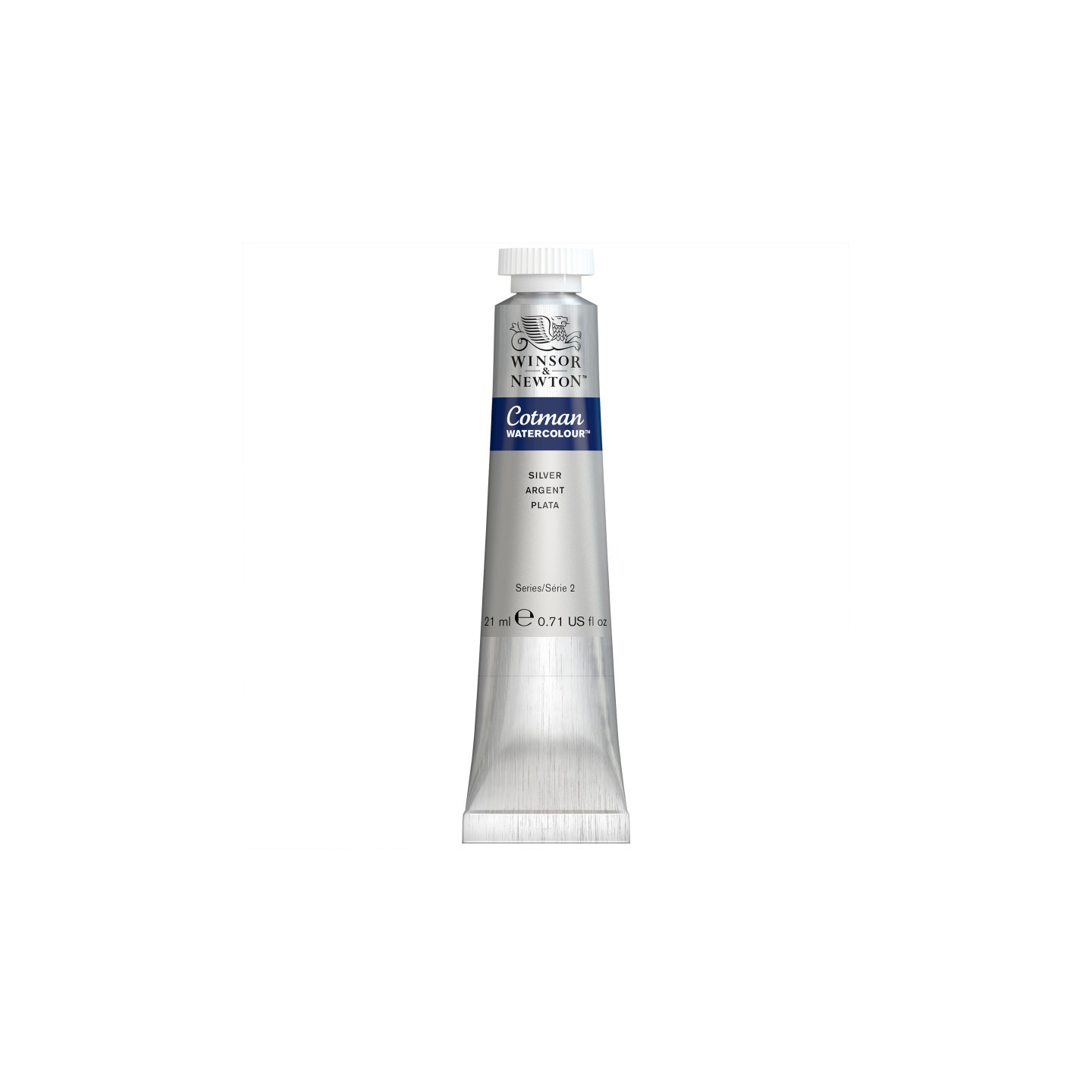 Winsor & Newton Cotman Watercolor Paint, 21 mL Tube, Silver