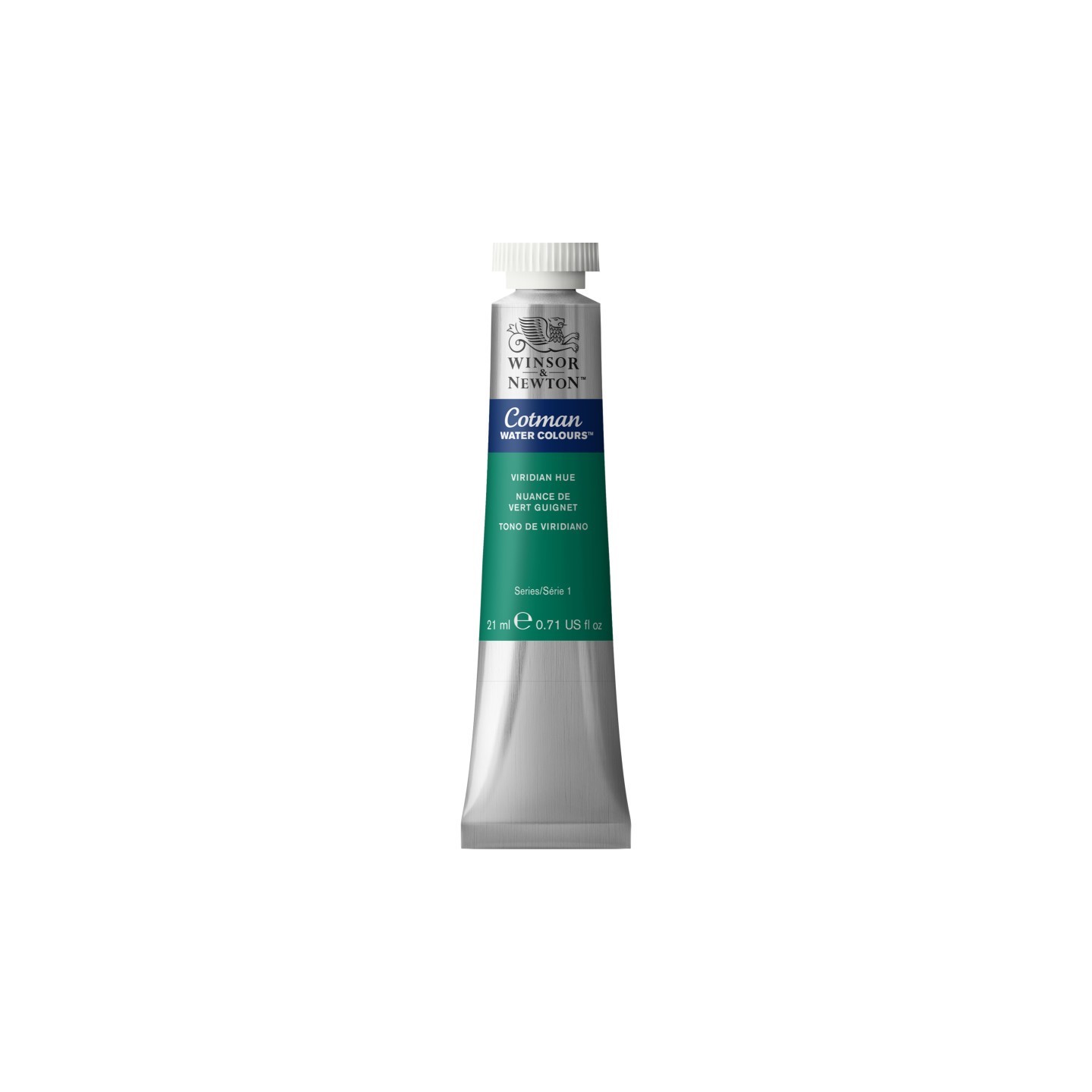 Winsor & Newton Cotman Watercolor Paint, 21 mL Tube, Viridian Hue