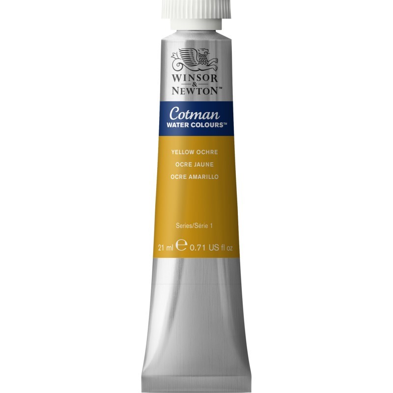 Winsor & Newton Cotman Watercolor Paint, 21 mL Tube, Yellow Ochre