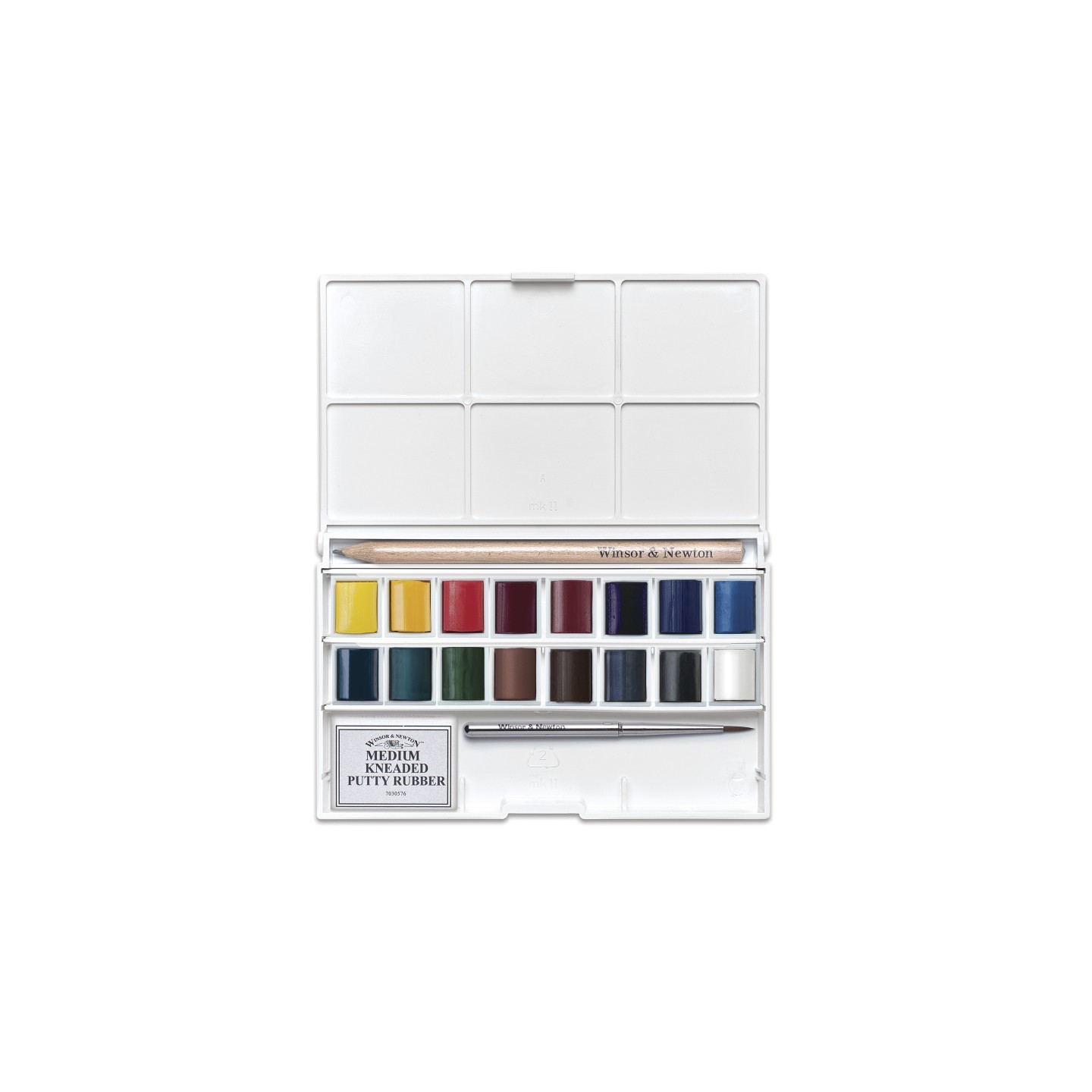 Winsor & Newton Cotman Watercolor Complete Pocket Set, 16 Colors