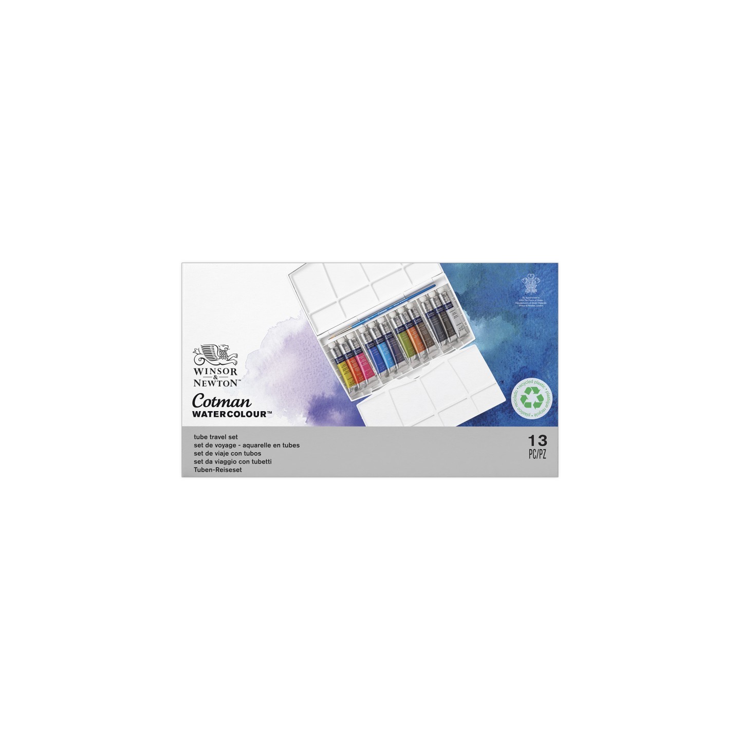 Winsor & Newton Cotman Watercolor Tube Travel Set, 12 Colors