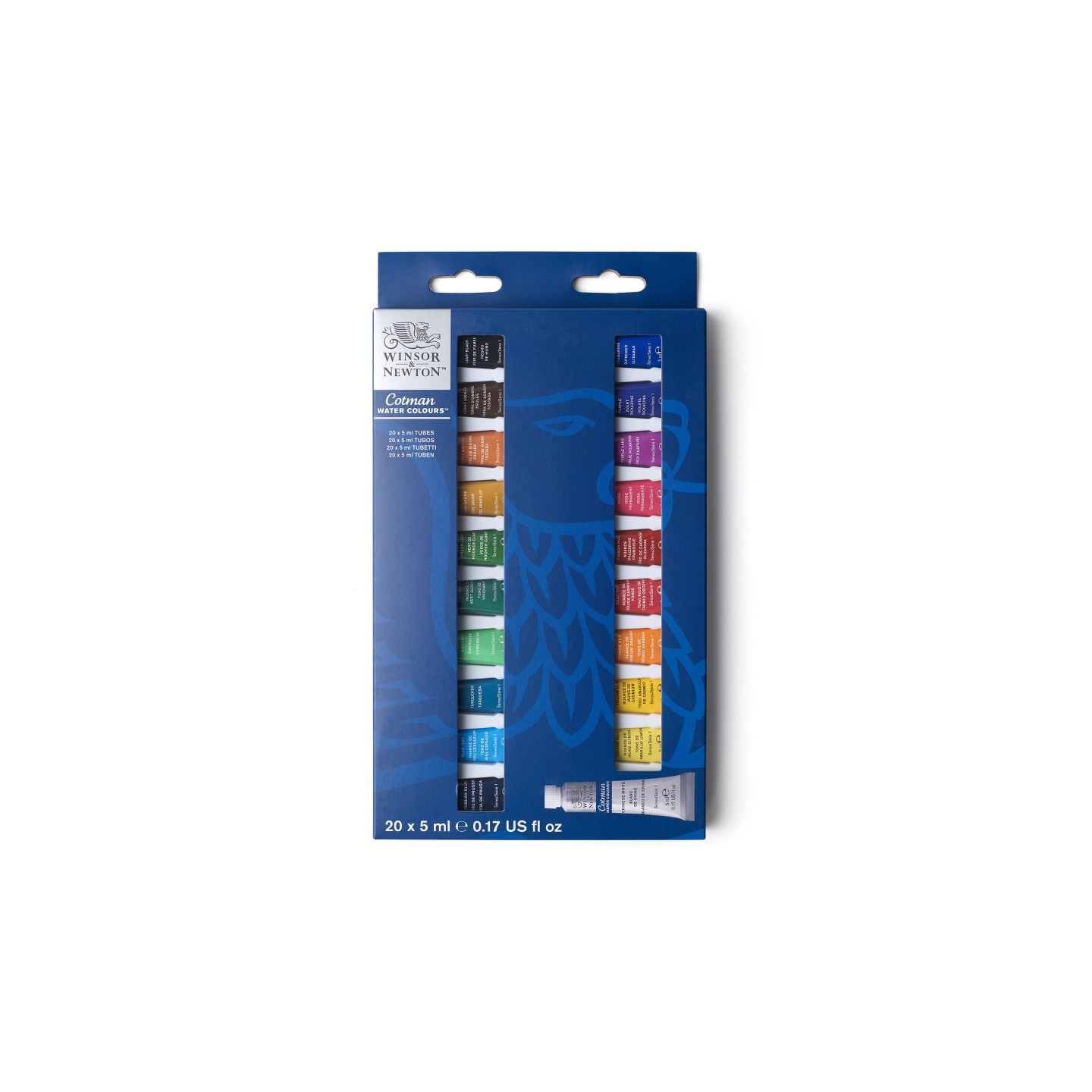 Winsor & Newton Cotman Watercolor 5 mL Tube Set. 20 Colors
