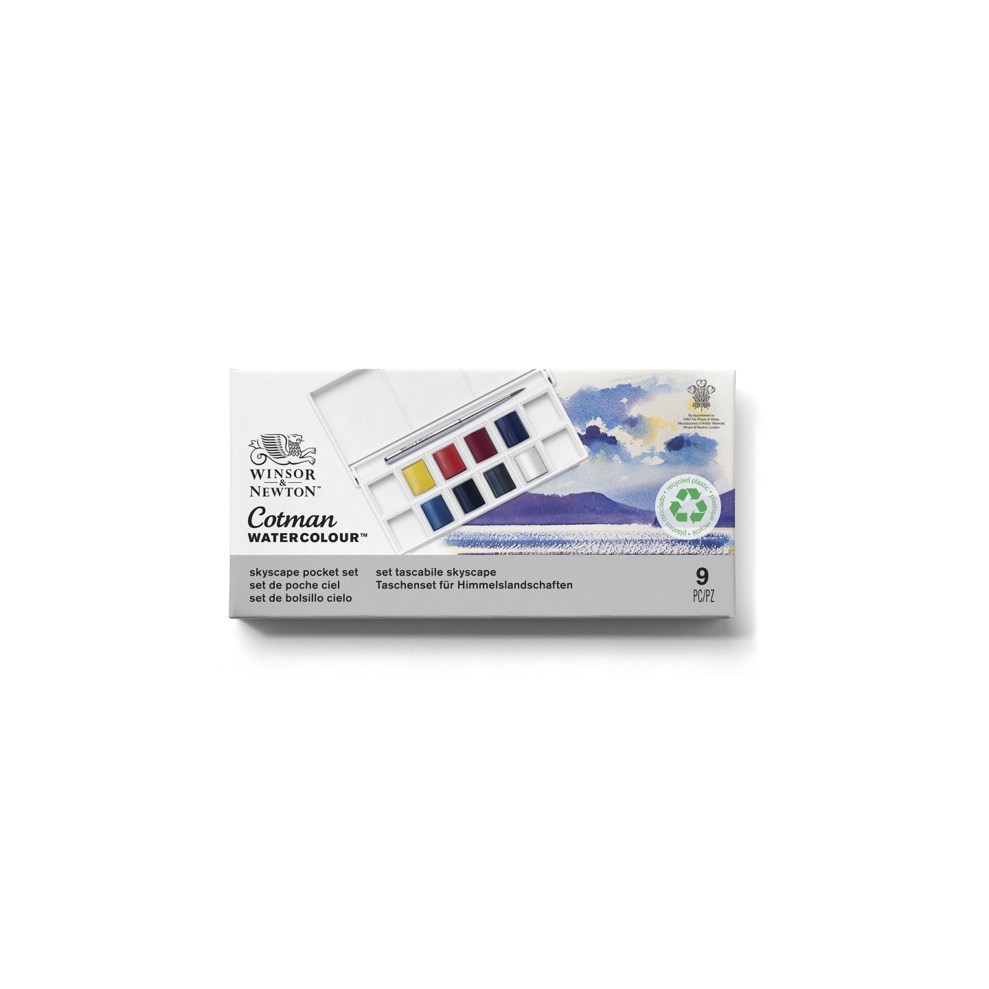 Winsor & Newton Cotman Watercolor Skyscape Pocket Set, 8 Colors