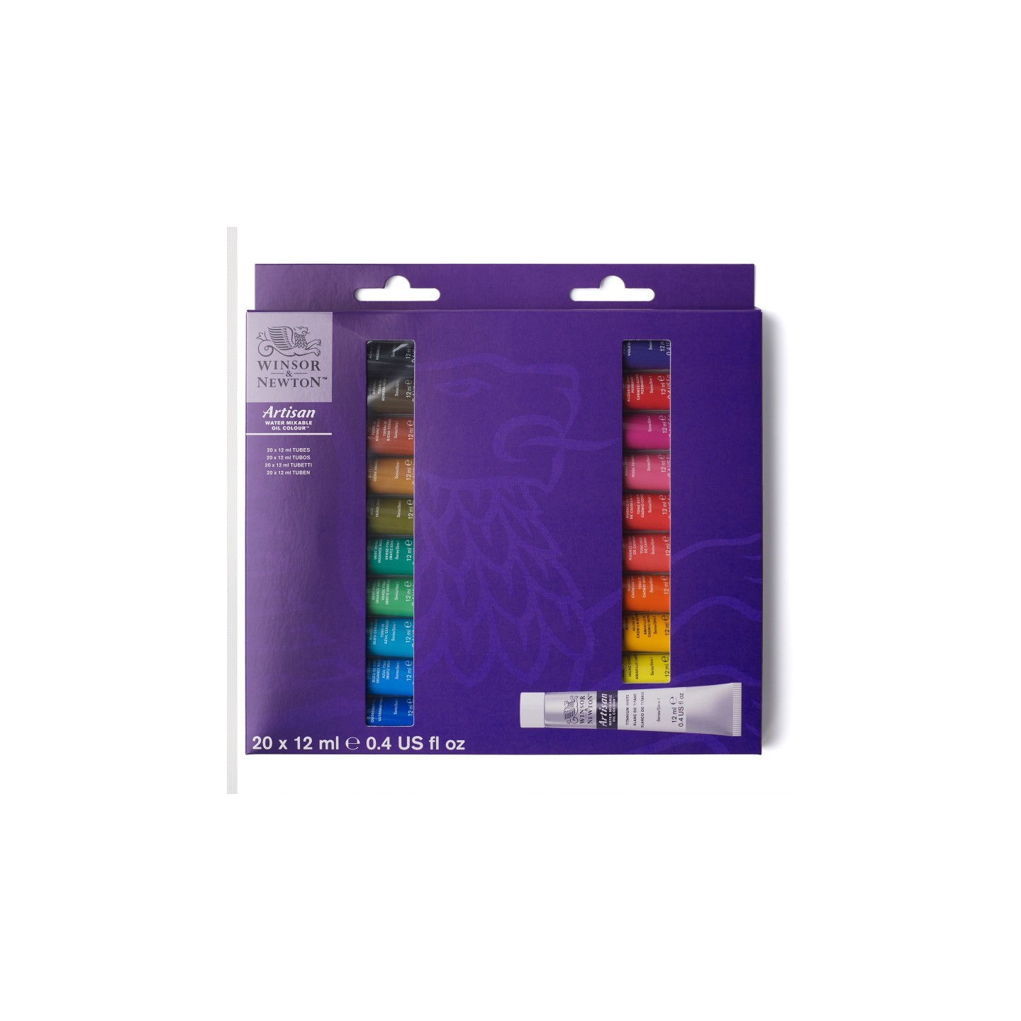 Winsor & Newton Artisan Water Mixable Oil Color Paint, 12 mL Tubes, 20 Colors