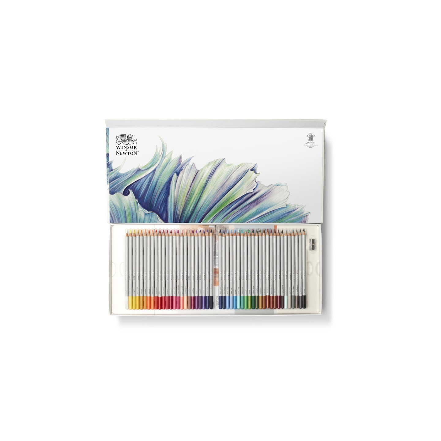 Winsor & Newton Studio Collection Colored Pencil Box Set, 50 Pieces