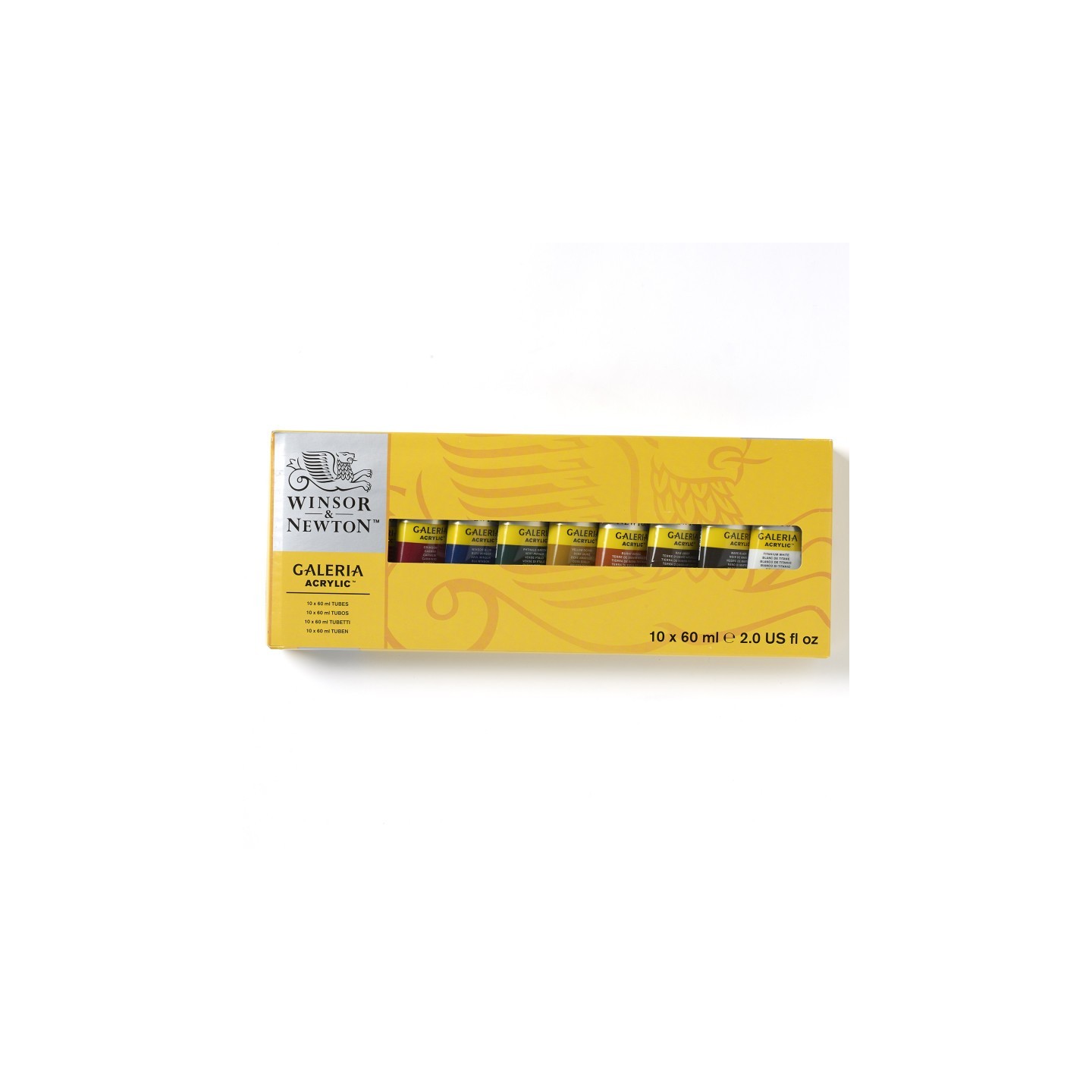 Winsor & Newton Galeria Acrylic Paint, 60 mL Tubes, 10 Colors