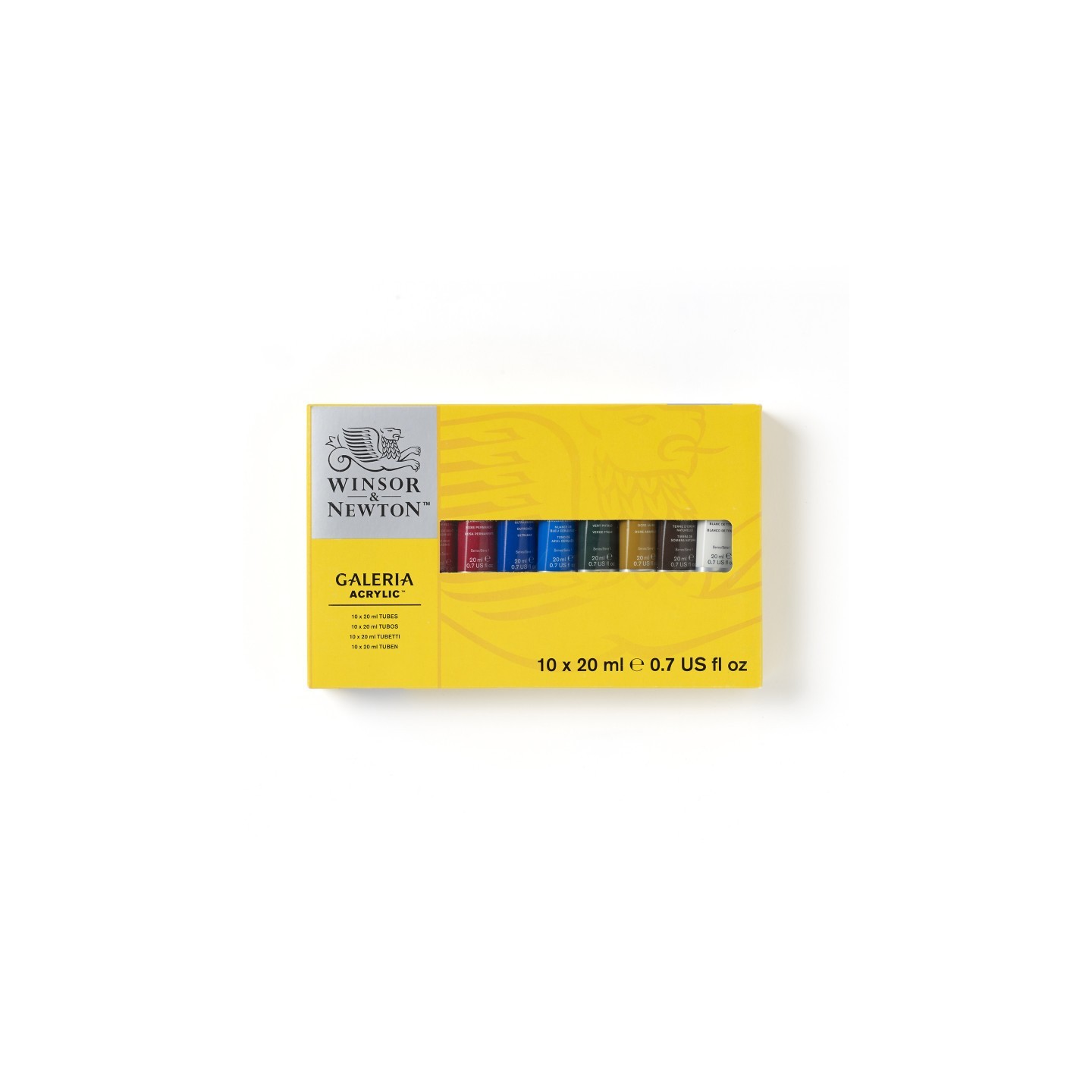 Winsor & Newton Galeria Acrylic Paint, 20 mL Tubes, 10 Colors