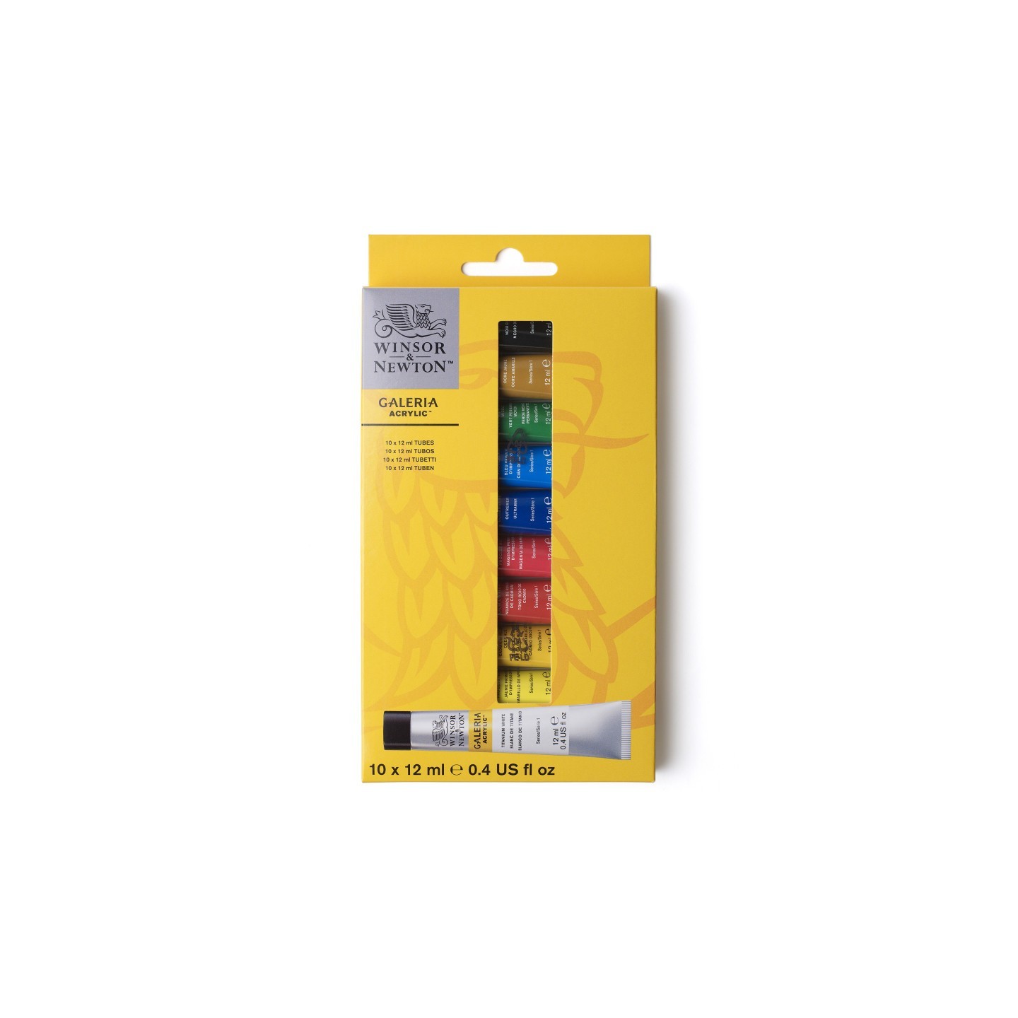 Winsor & Newton Galeria Acrylic Paint, 12 mL Tubes, 10 Colors