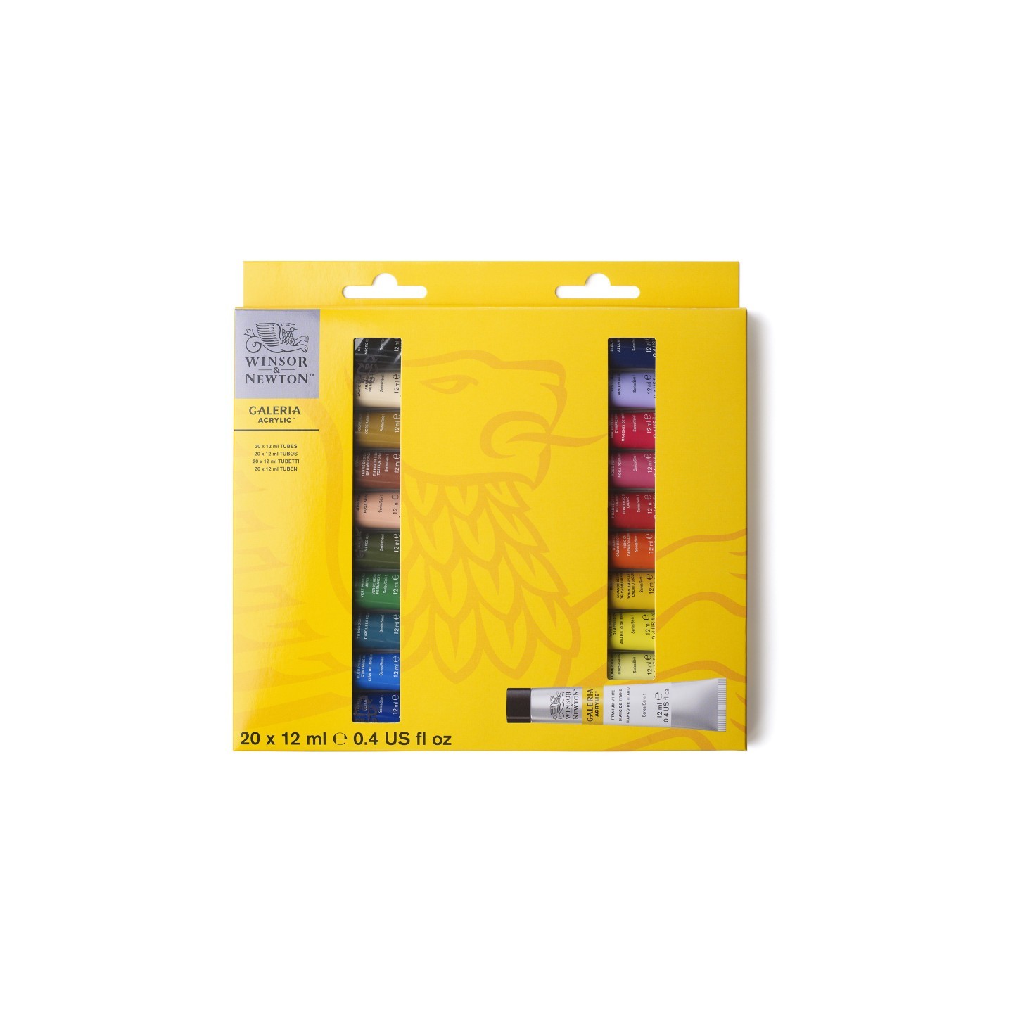 Winsor & Newton Galeria Acrylic Paint, 12 mL Tubes, 20 Colors