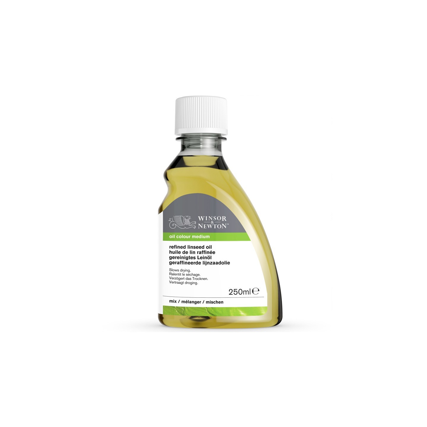 Winsor & Newton Refined Linseed Oil - 250ml bottle - USA Only