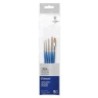 Winsor & Newton Cotman Watercolor Brushes Pack, Short Handle, Set of 5