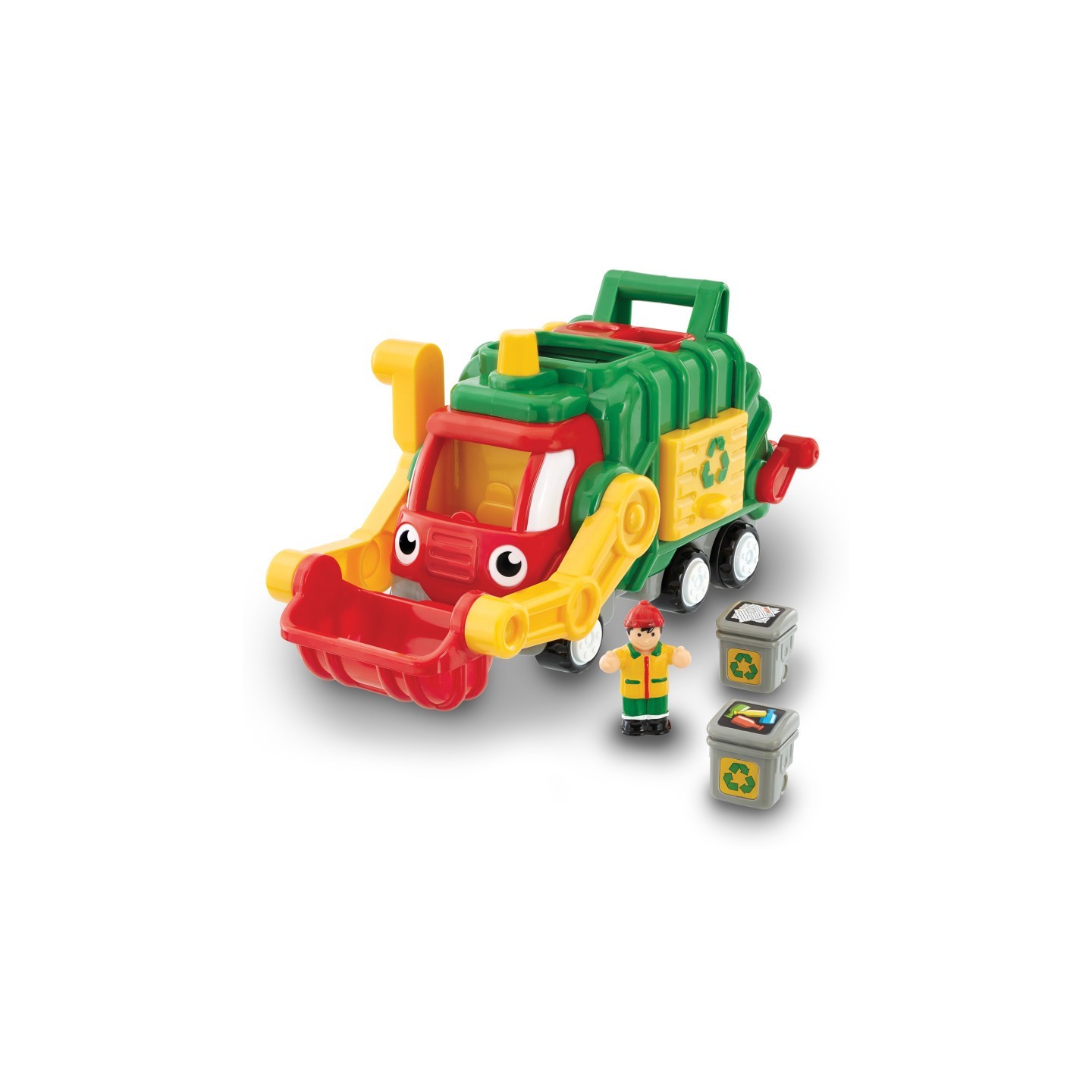 WOW Toys Flip 'n' Tip Fred, Garbage Truck