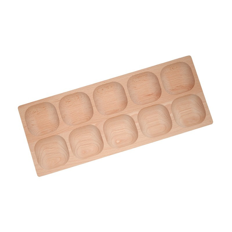Yellow Door Natural Wood 10-Frame Tray