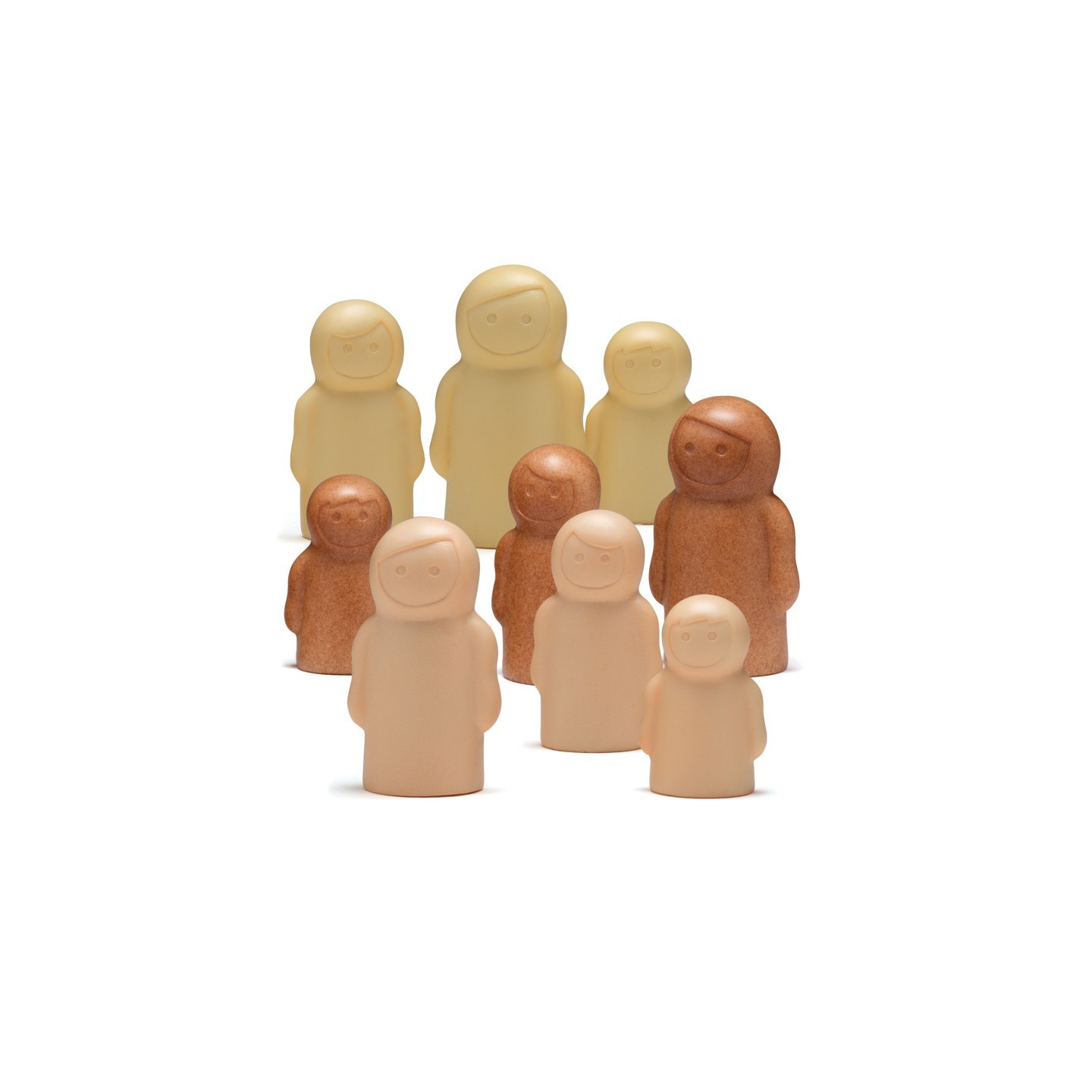Yellow Door Little People – Sensory Play Set of 9 Figures