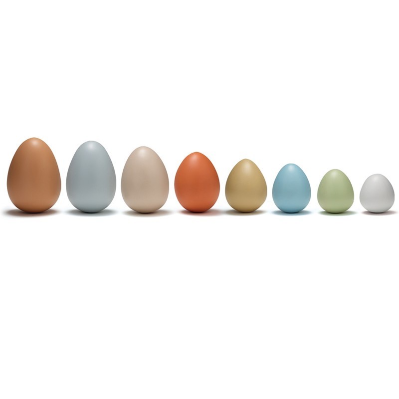 Yellow Door Size-Sorting Eggs, Set of 8
