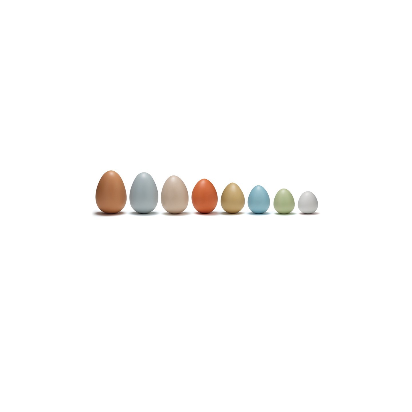 Yellow Door Size-Sorting Eggs, Set of 8