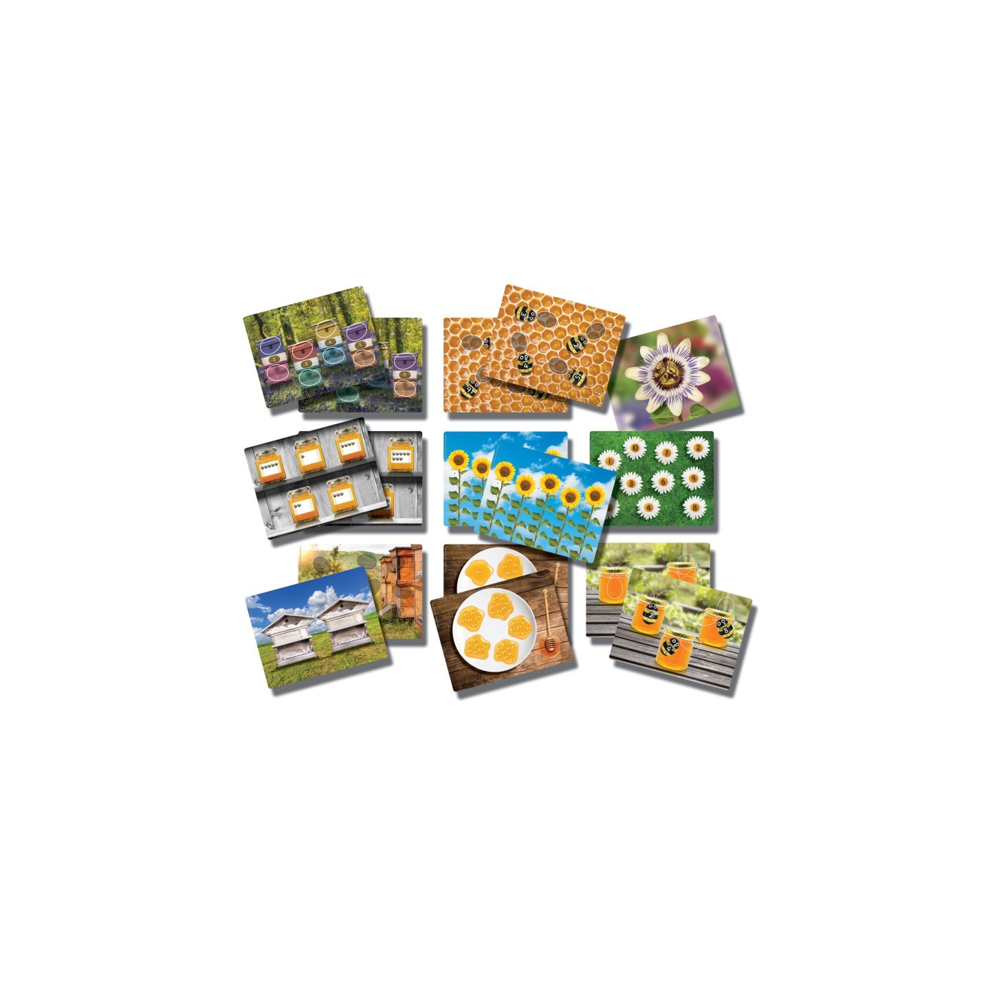 Yellow Door Honey Bee Early Number Cards, Set of 16