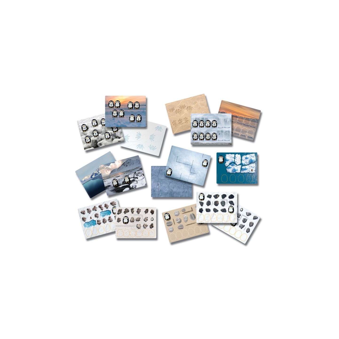 Yellow Door Pre-Coding Penguin Activity Cards, Set of 16