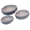 Yellow Door Rustic Bowls, Set of 3