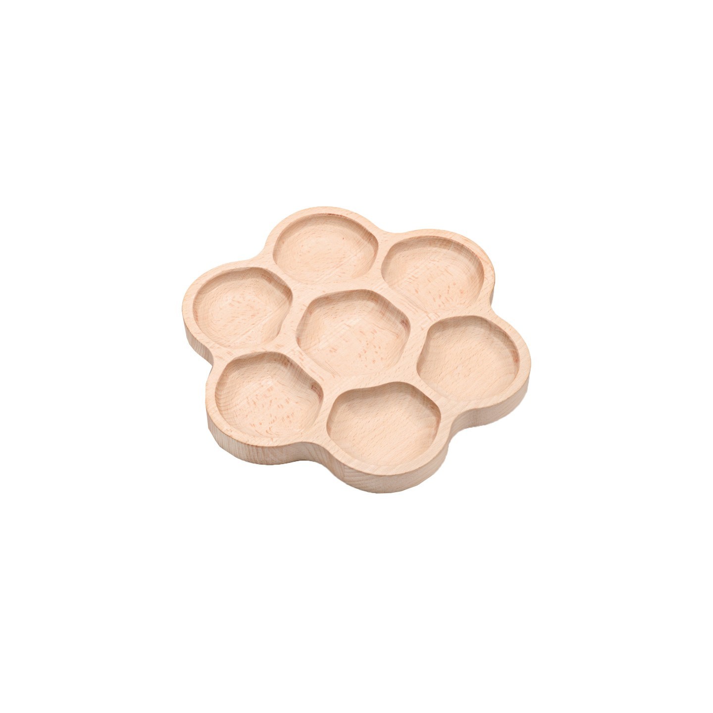 Yellow Door Natural Flower Tactile Tray, 6-Section