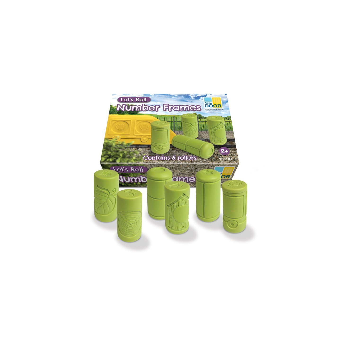 Yellow Door Let's Roll – Number Frames