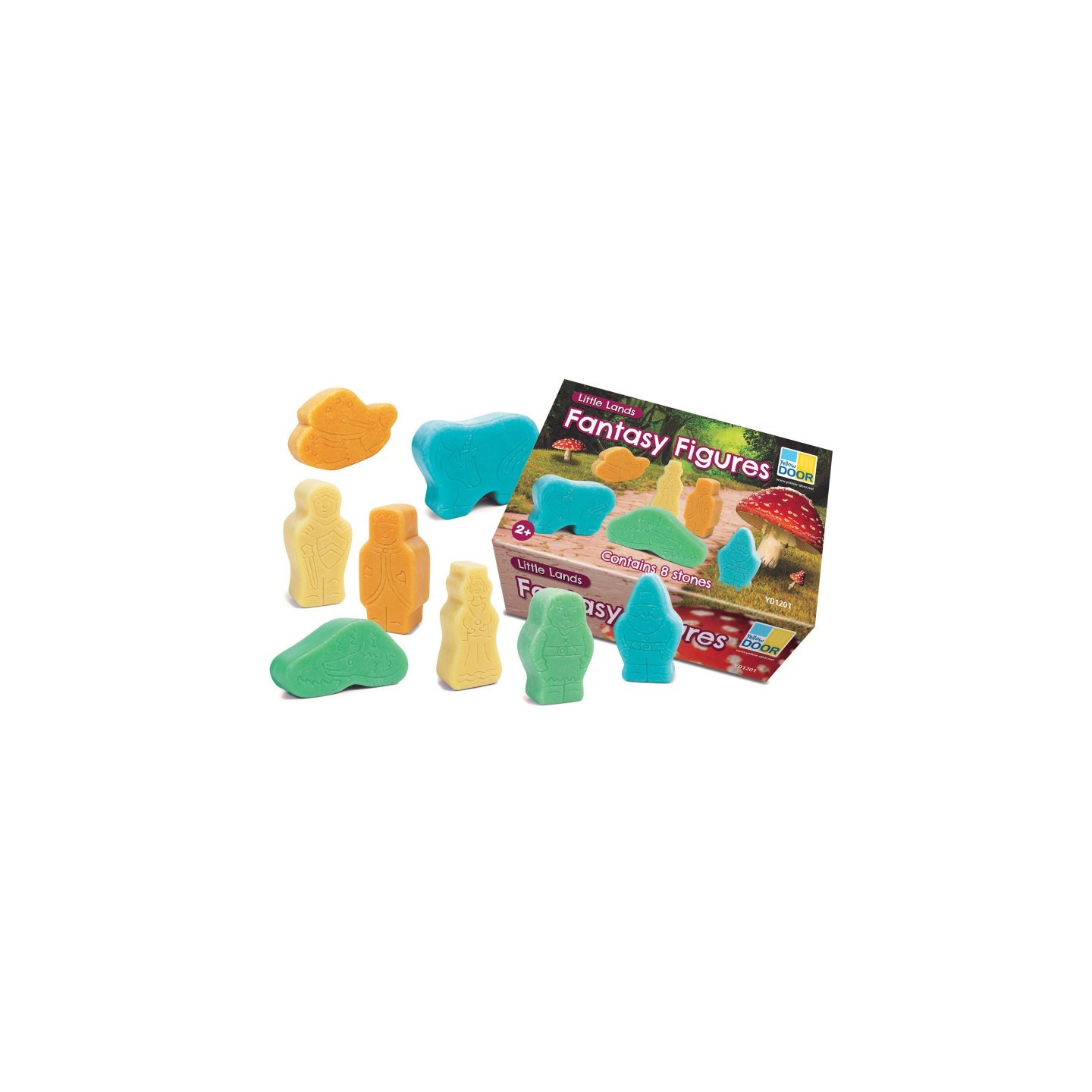 Yellow Door Little Lands – Fantasy Figures, Set of 8 Stone Figures