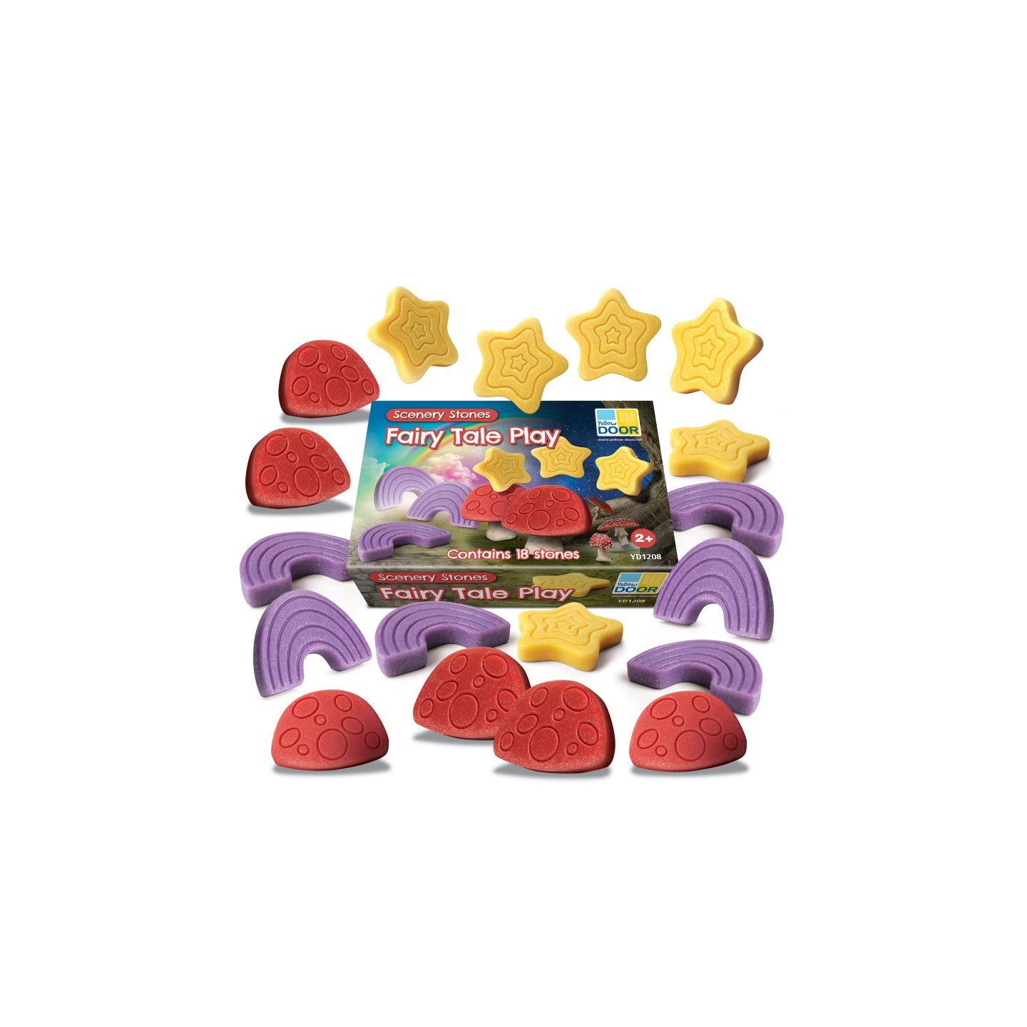 Yellow Door Scenery Stones – Fairy Tale Play, Set of 18