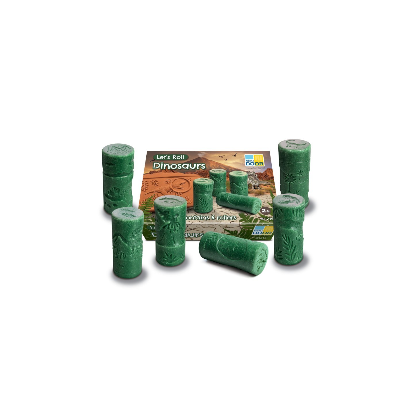 Yellow Door Let's Roll Dinosaurs - Set of 6