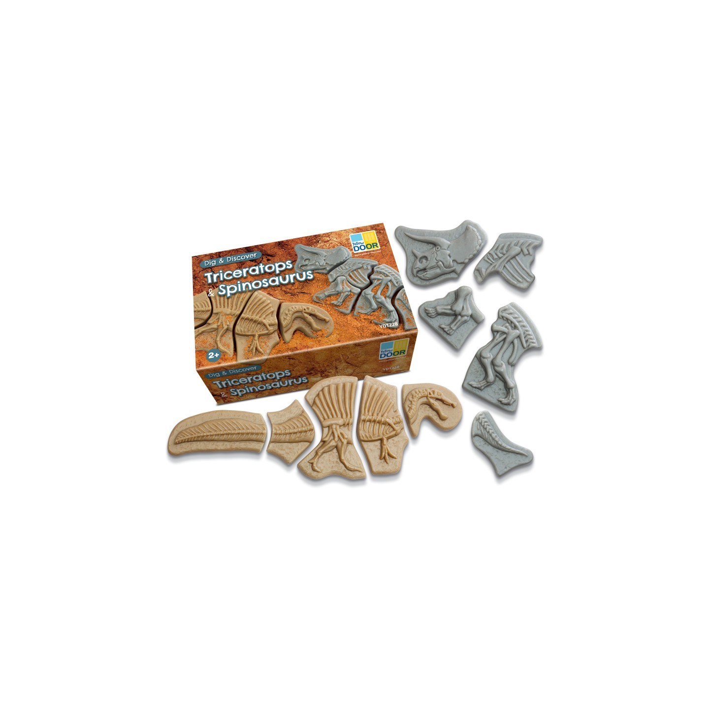 Yellow Door Dig and Discover - Triceratops & Spinosaurus