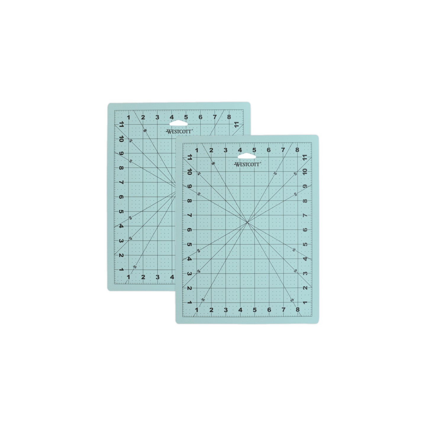 Westcott® Self-Healing Craft Cutting Mat with Grid, 9" x 12", Pack of 2