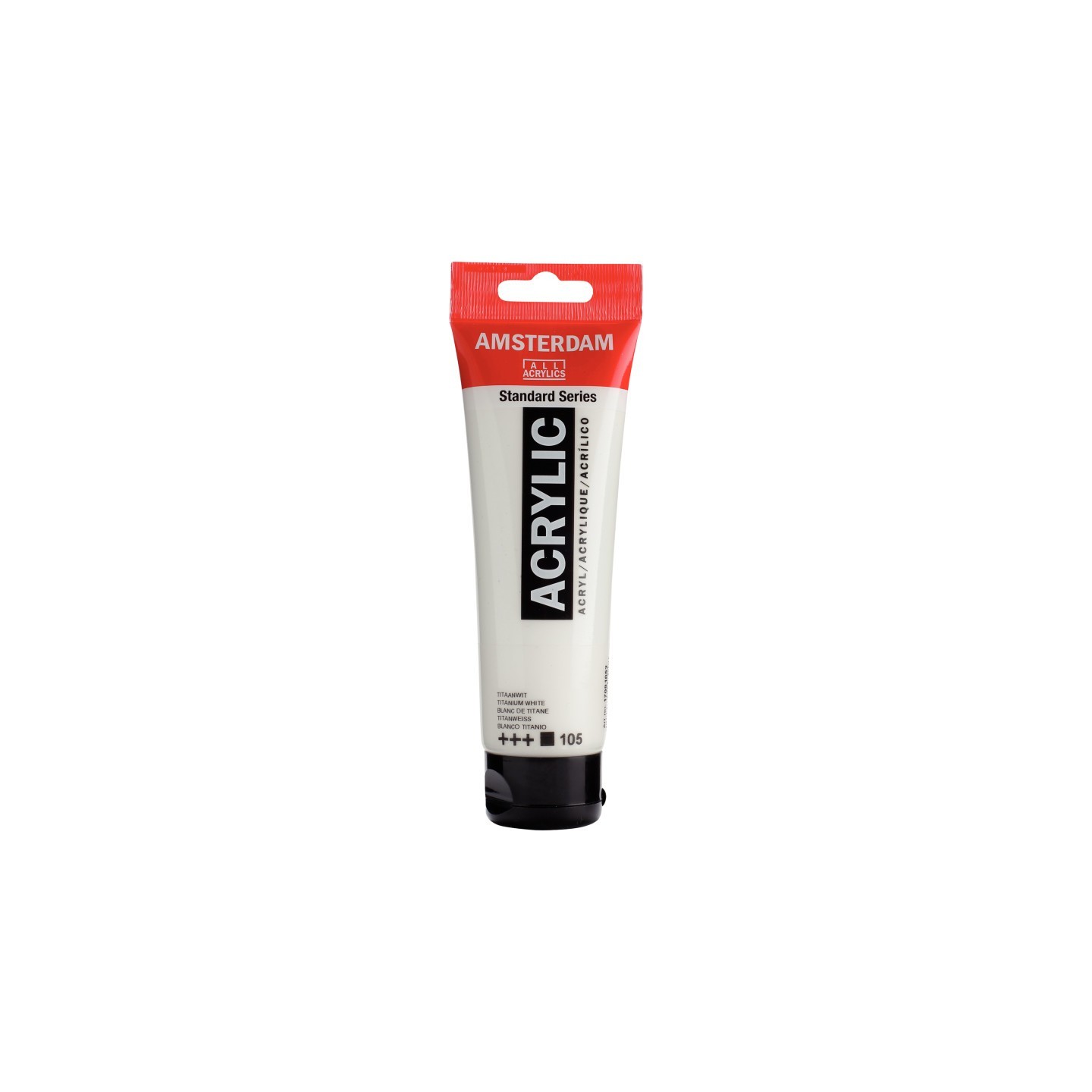 Amsterdam Standard Acrylic Paint, 120ml, Titanium White 105