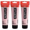 Amsterdam Standard Acrylic Paint, 120ml, Persian Rose 330, Pack of 3