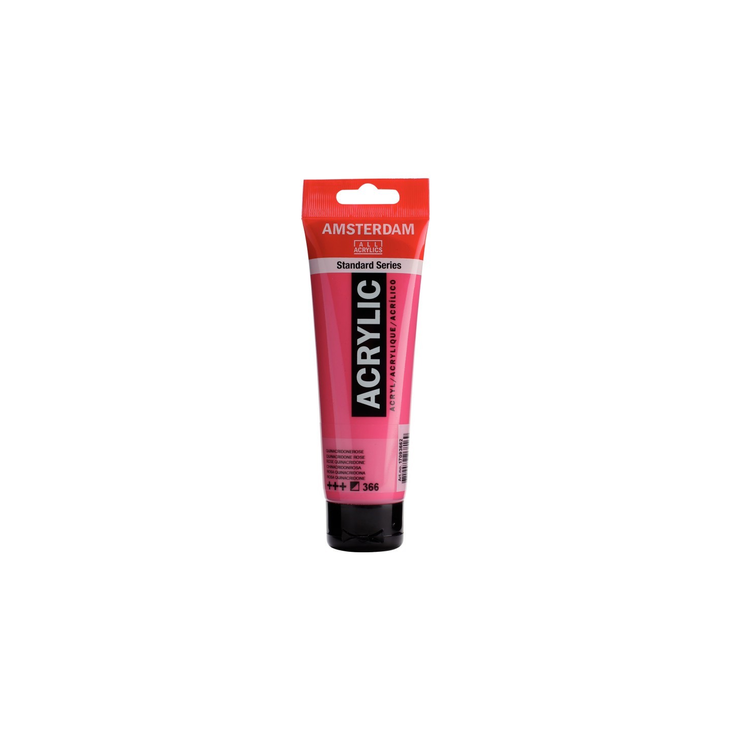 Amsterdam Standard Acrylic Paint, 120ml, Quinacridone Rose 366
